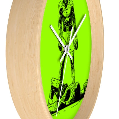 "THE GREATEST" GREEN WALL CLOCK