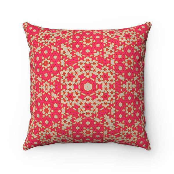 The Kaleidoscope Pink Pillow